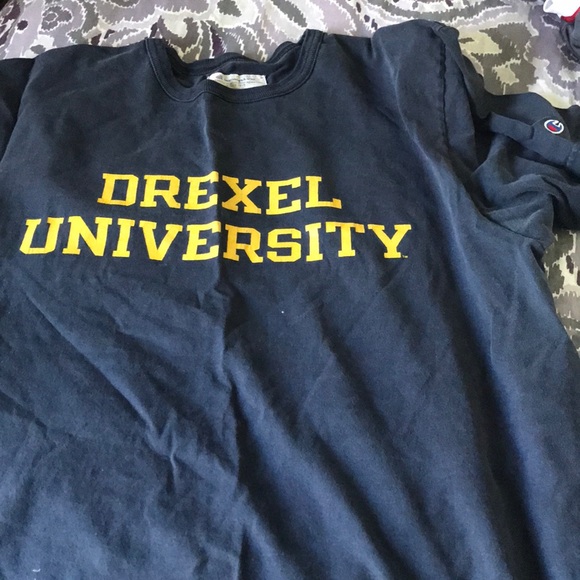 blue and gold champion shirt